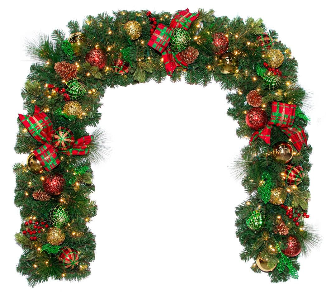 Classic Holiday door garland