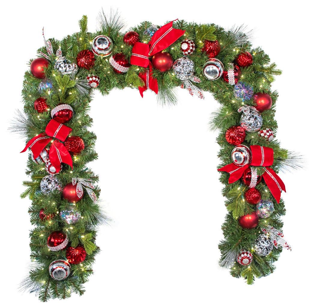Red Splendor door garland