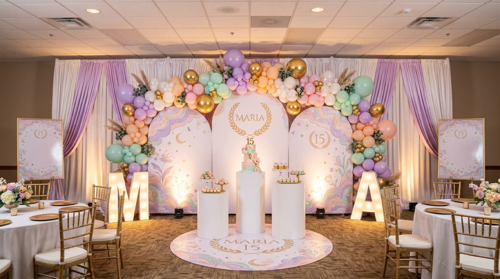 Arch-panel party set
