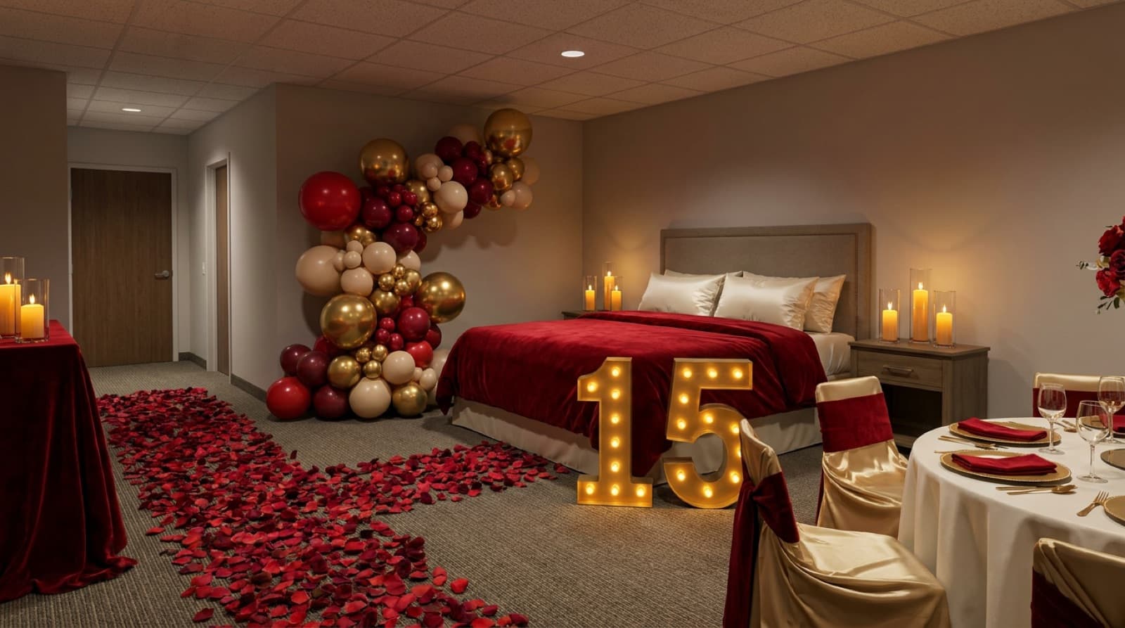 Hotel room surprise